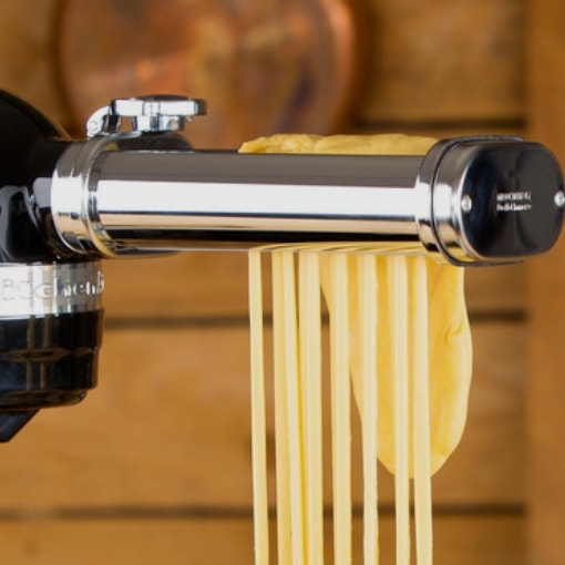 Create pastas like spaghetti and fettuccine with any variations you like - from cocoa to gluten-free.